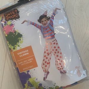 Kids Halloween “Vintage Clown” costume size S